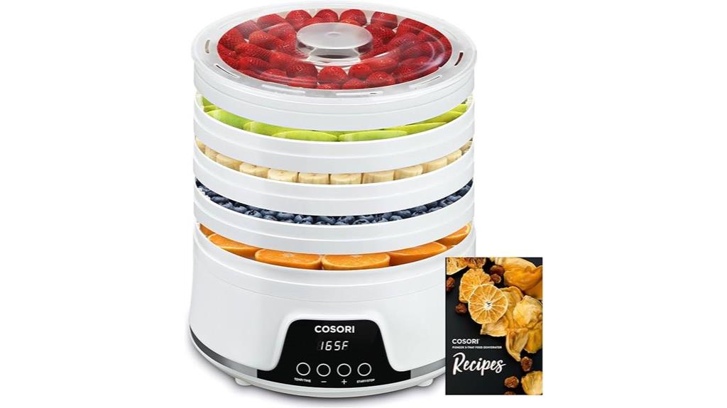 dehydrator with 5 trays