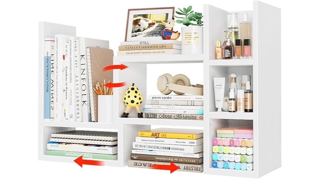 desk shelf for organization