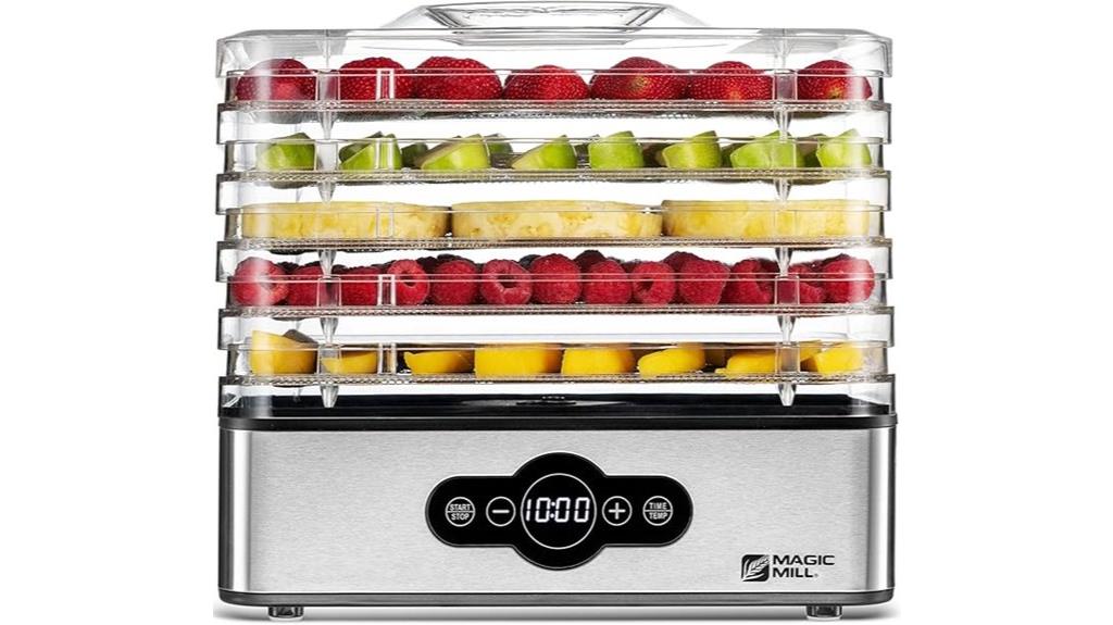 digital timer food dehydrator