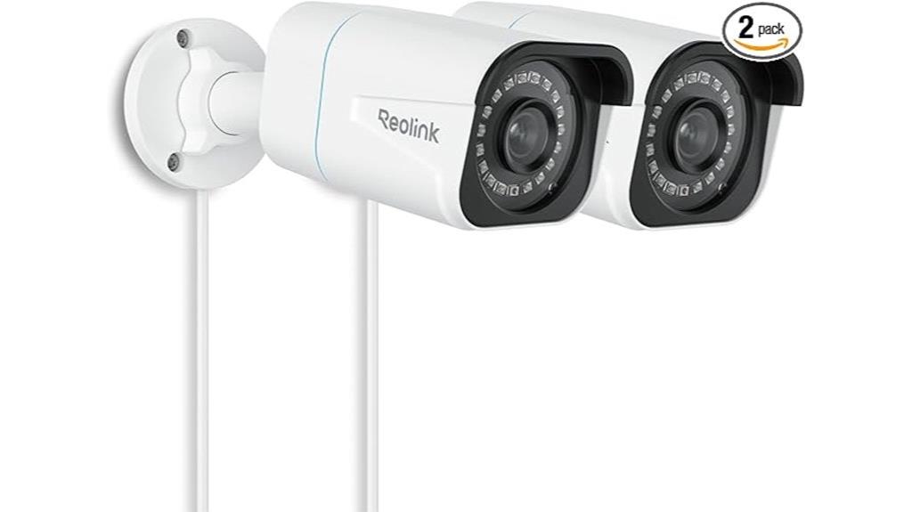 dual 4k poe cameras
