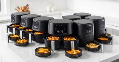 dual basket air fryers