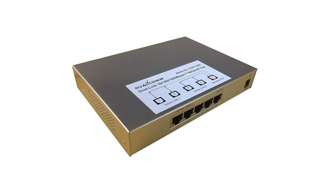 dual link ethernet network tap