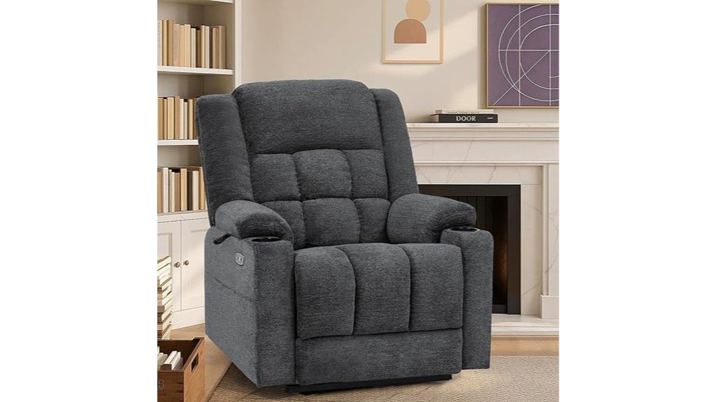 dual motor elderly recliner