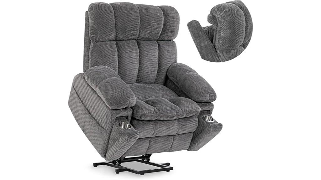 dual motor recliner for elderly