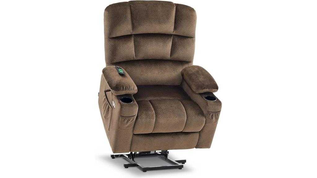 dual motor recliner with massage