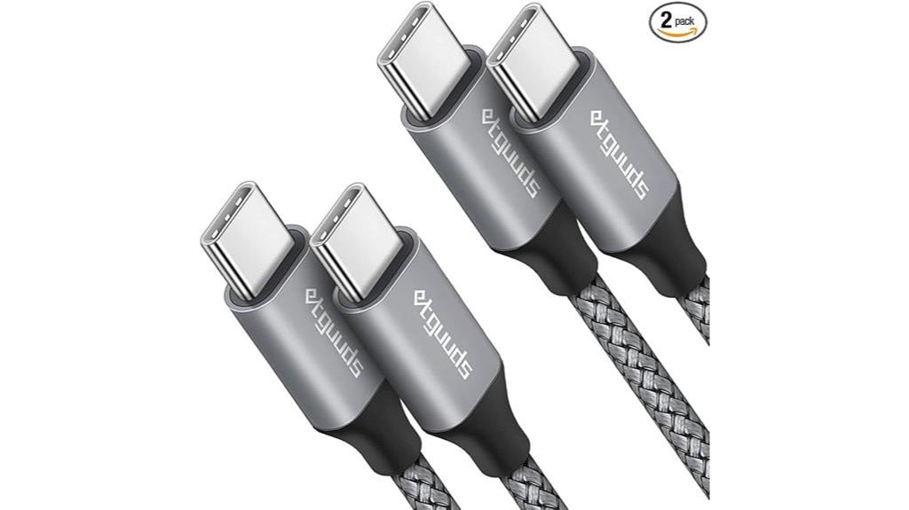 dual pack usb c cables