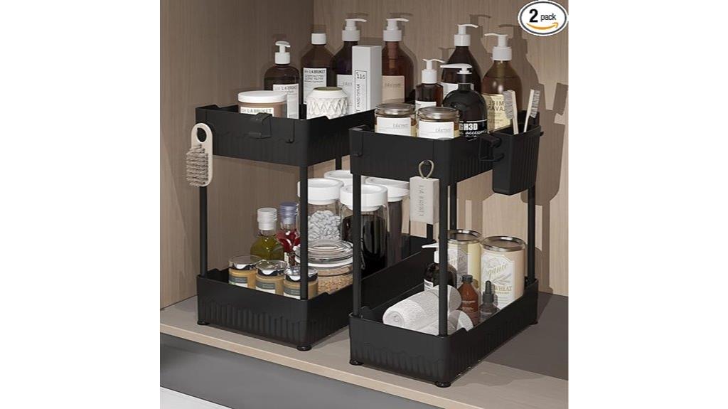 dual sink storage sets