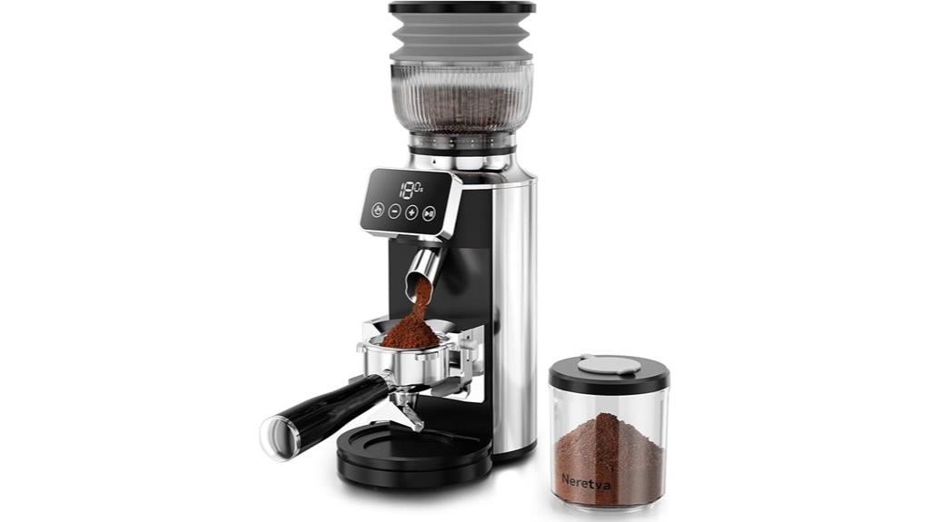 dual stainless steel grinder