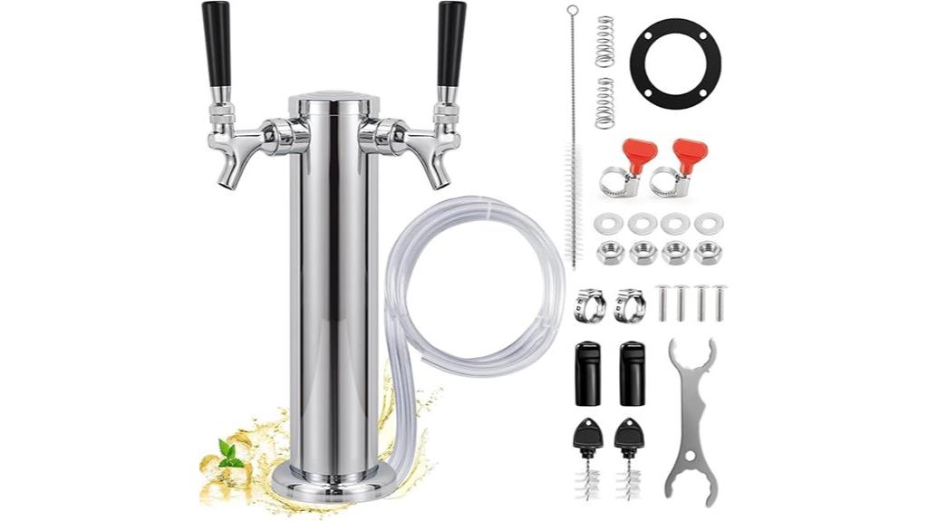 dual tap beer dispenser