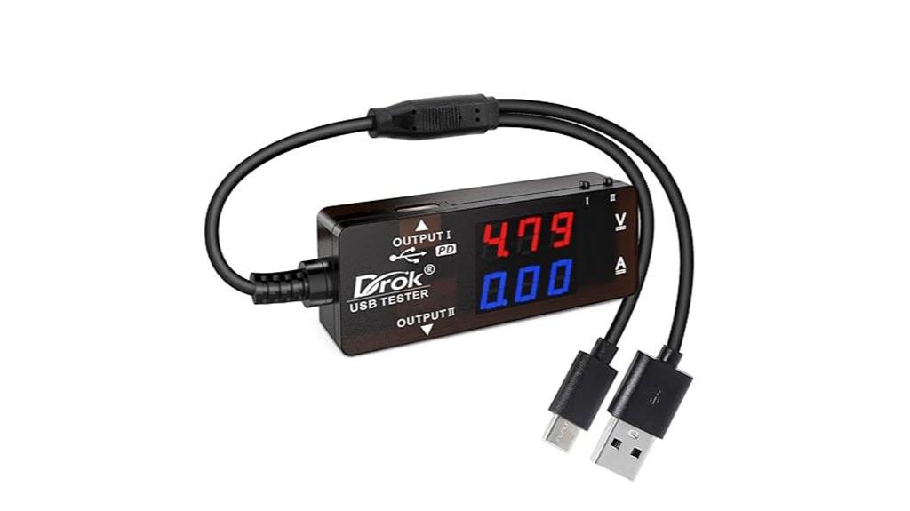 dual usb port tester
