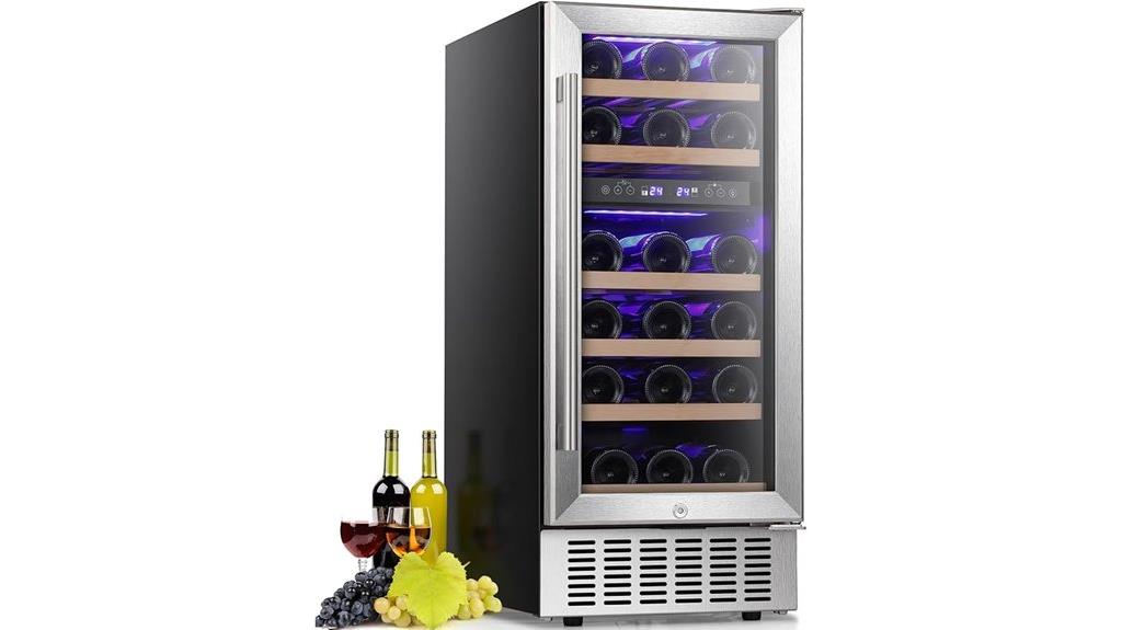 dual zone antarctic wine fridge
