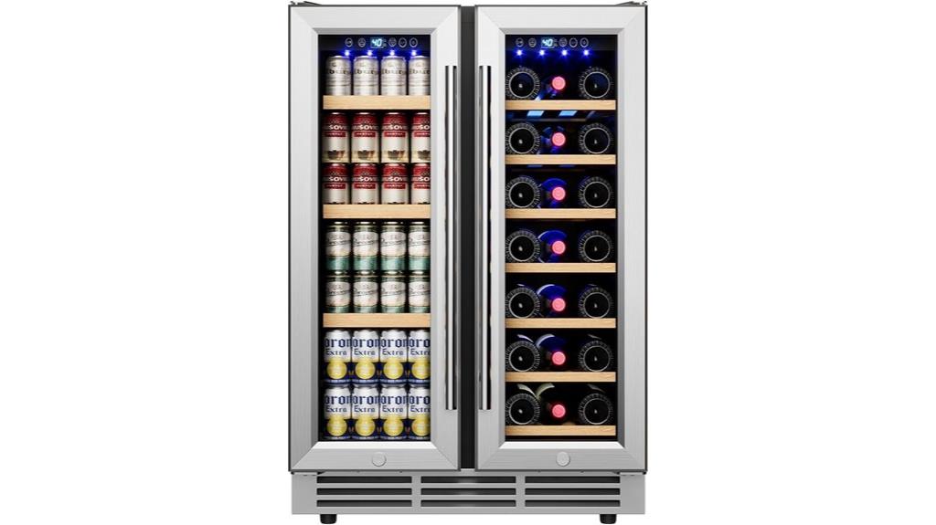 dual zone wine refrigerator