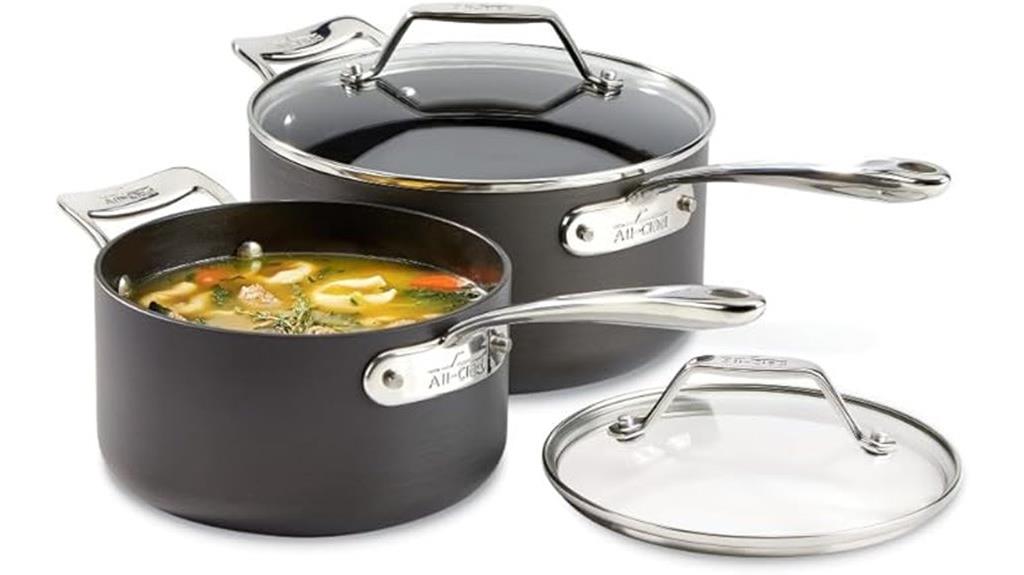 durable nonstick sauce pan set