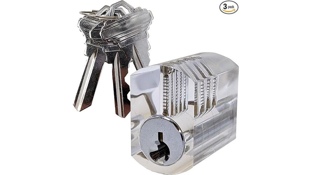 educational transparent lock puzzle