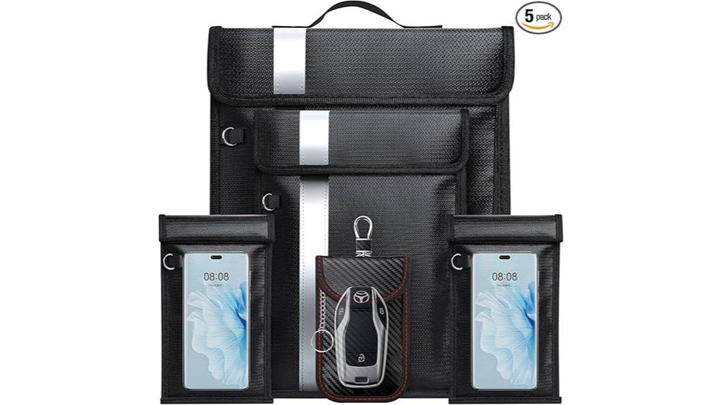 electromagnetic signal blocking bags