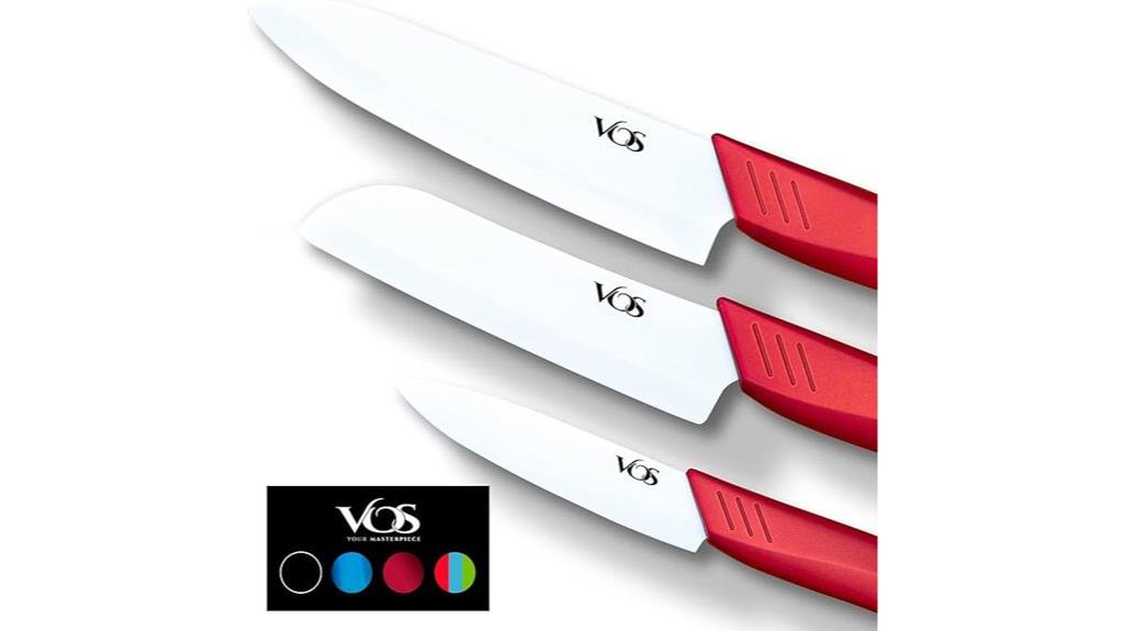 elegant ceramic knife set