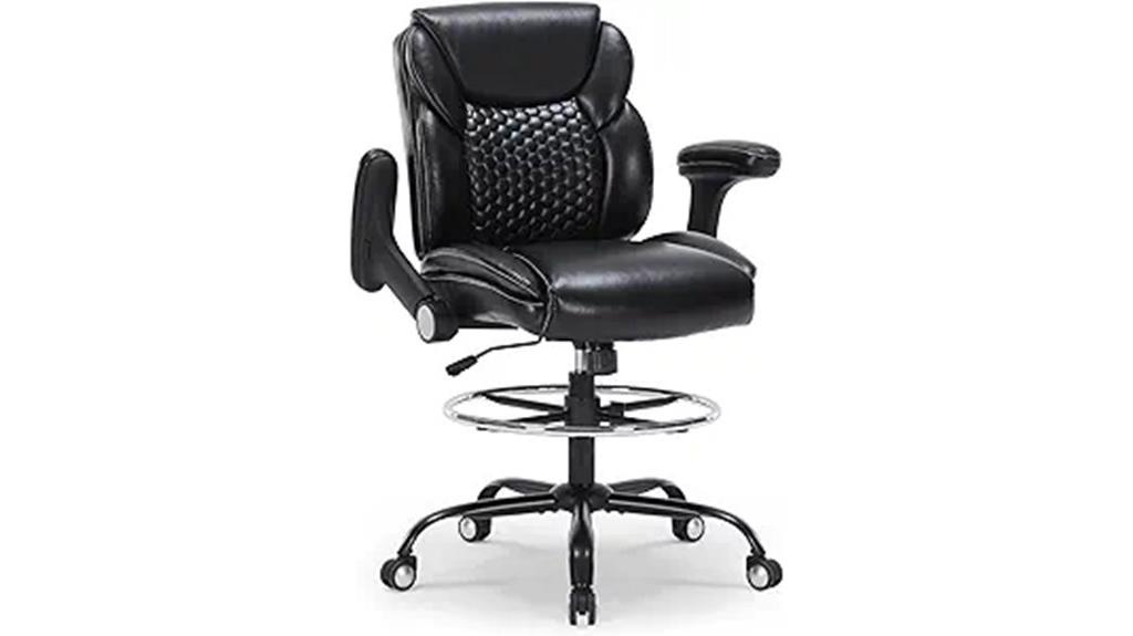 ergonomic tall drafting chair