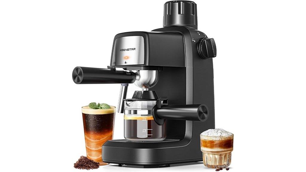 espresso maker with frother