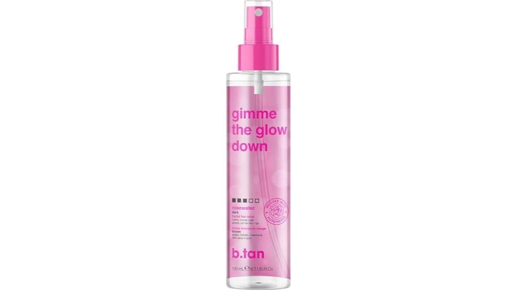 facial tan spray