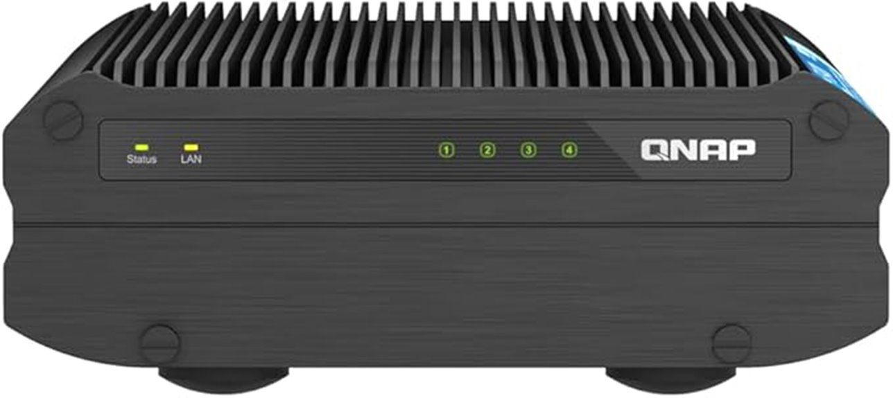 fanless 4 bay industrial nas