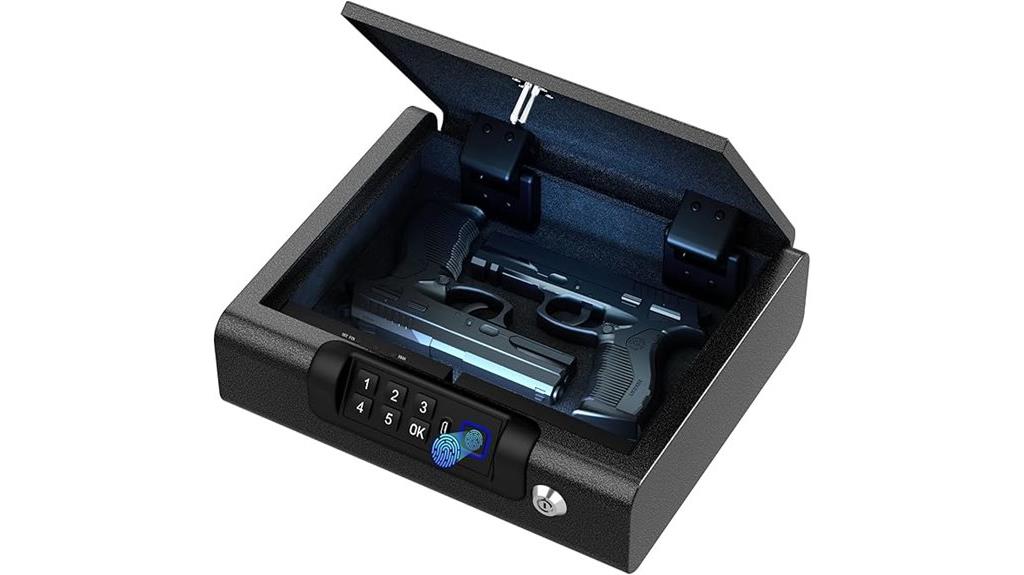 fingerprint activated firearm security