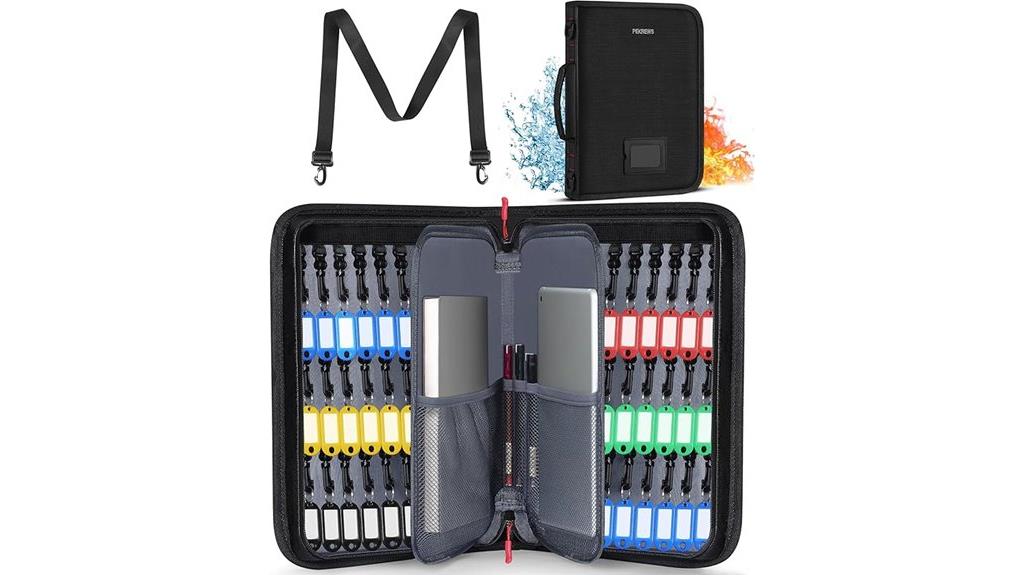 fireproof waterproof key organizer