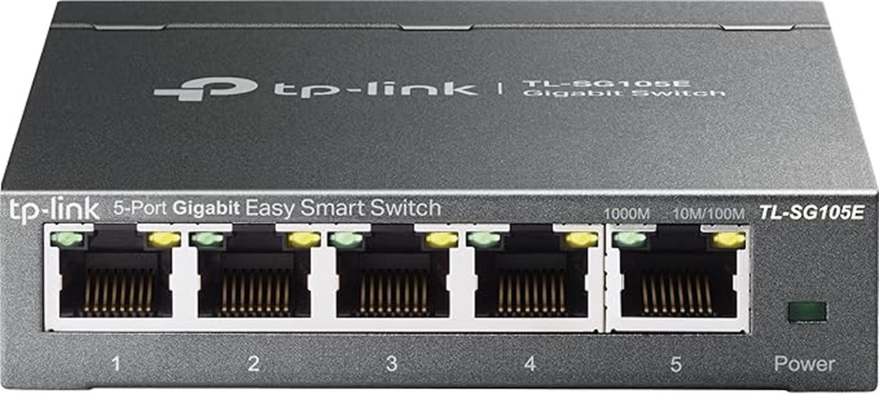 five port gigabit ethernet switch