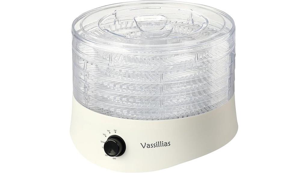 five rack bpa free food dryer