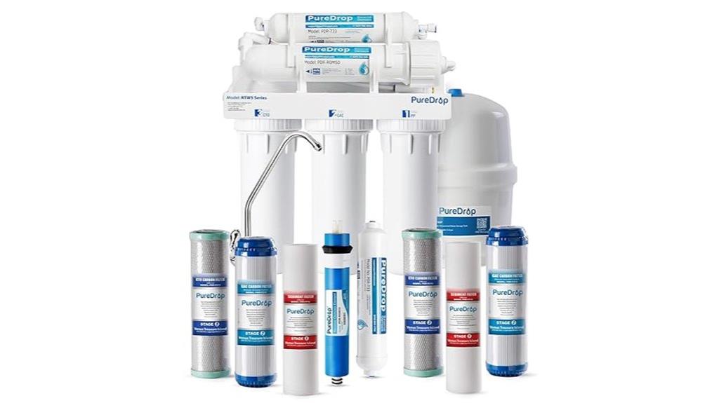 five stage ro water filter