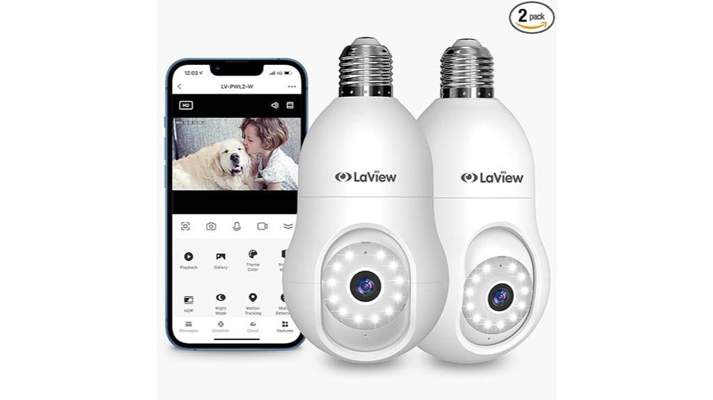 four mp bulb cameras