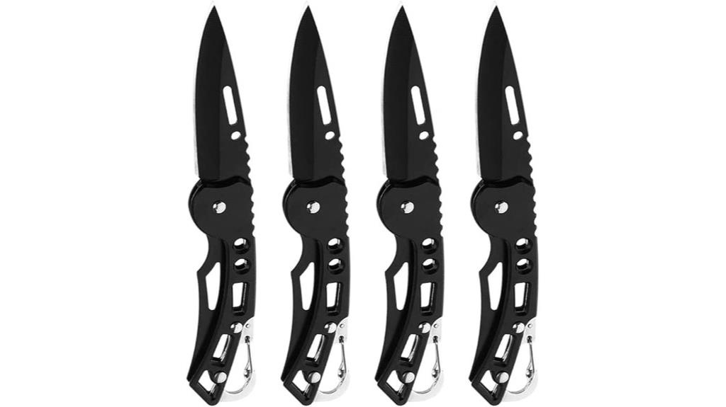 four pack folding knives