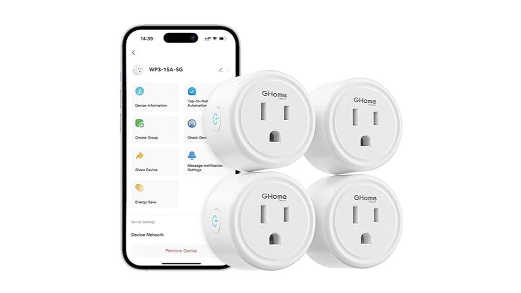 four pack smart plugs
