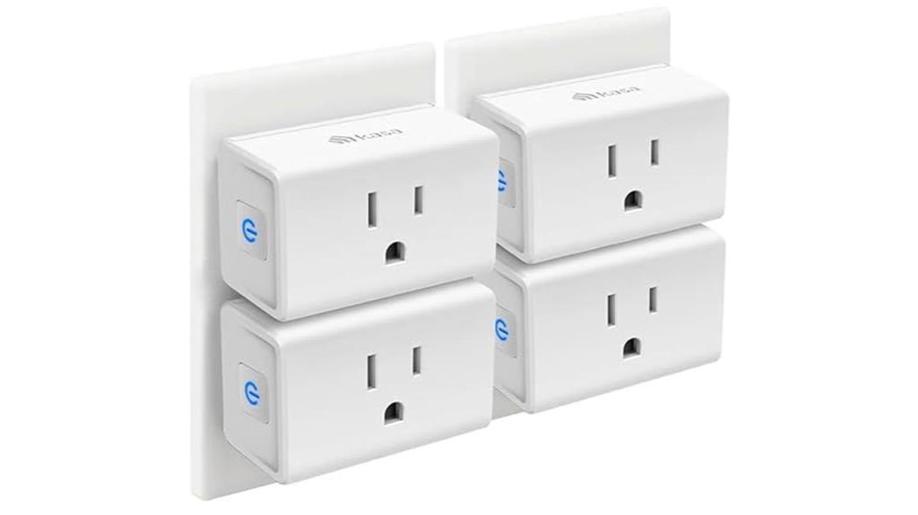 four pack wi fi smart outlets
