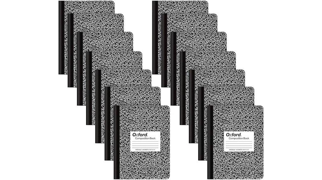 fourteen oxford notebooks