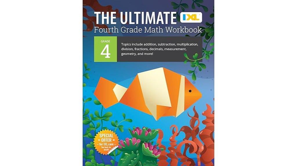 fourth grade math workbook