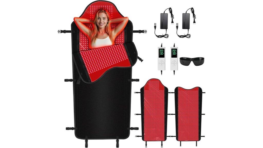full body red light mat