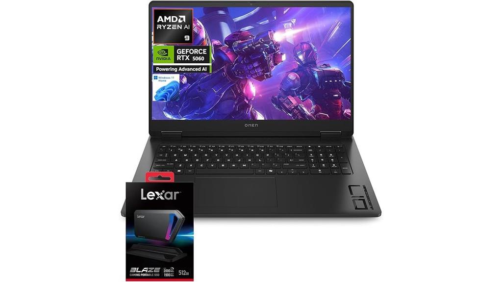 gaming laptop with 4tb ssd
