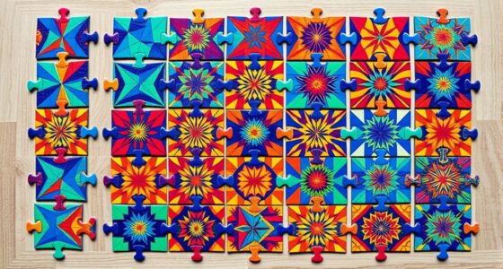 geometric art puzzle collection