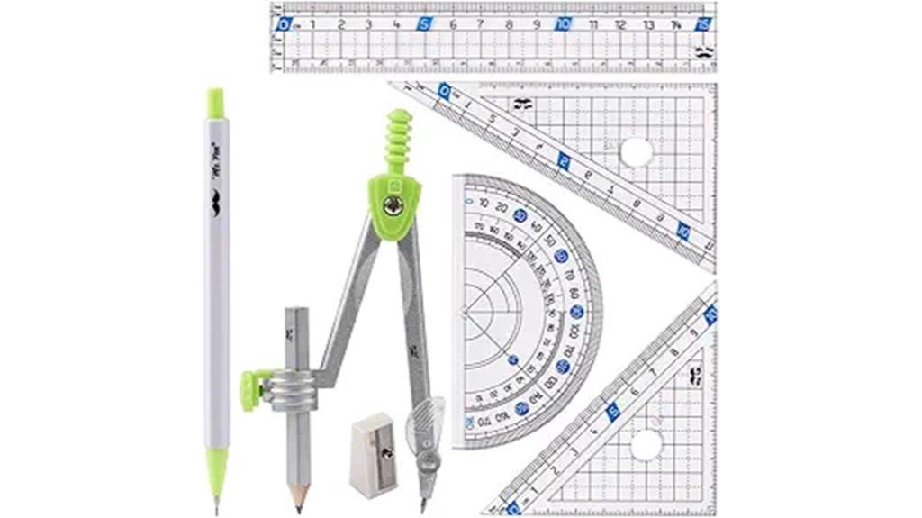 geometry set with compass