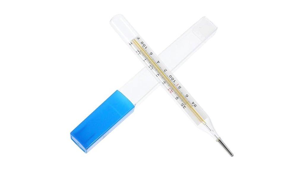 glass fever temperature indicator
