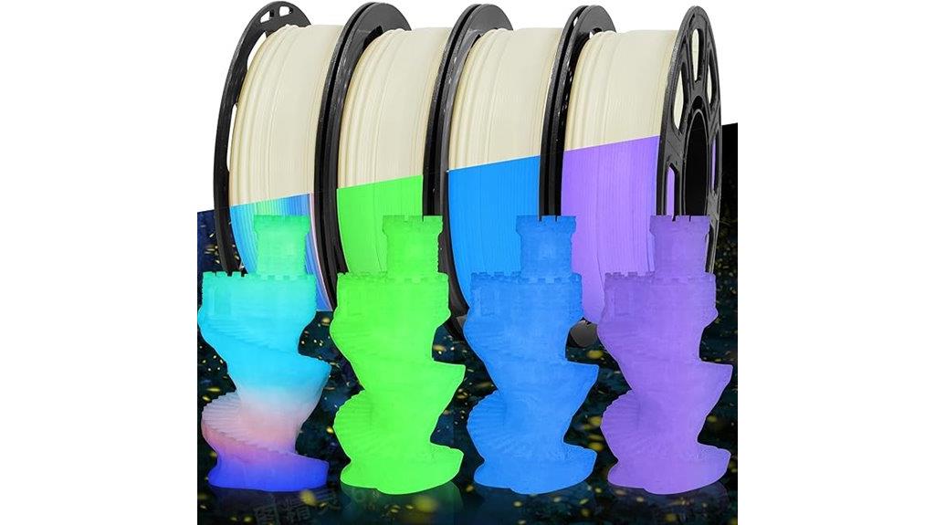 glow in the dark filament bundle