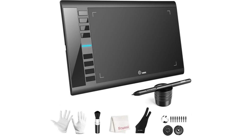 graphics tablet with stylus
