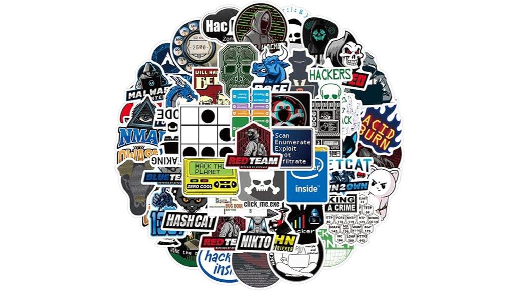 hacker stickers for developers