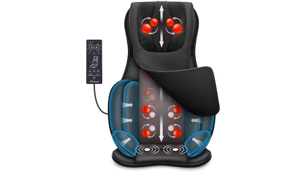 heated neck and back massager