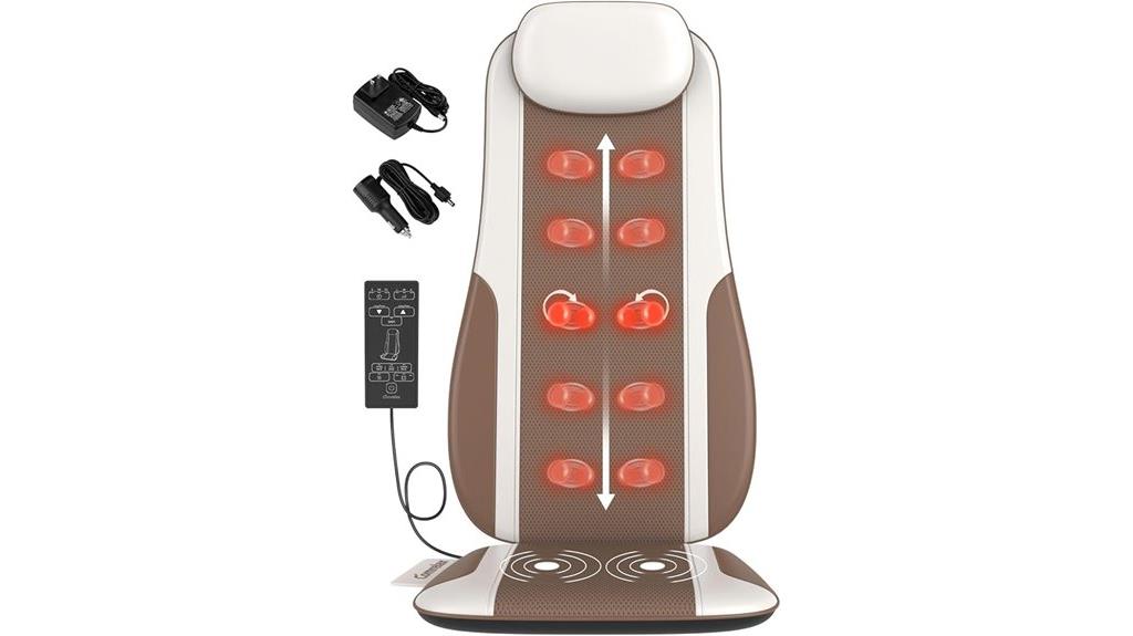 heated shiatsu back cushion