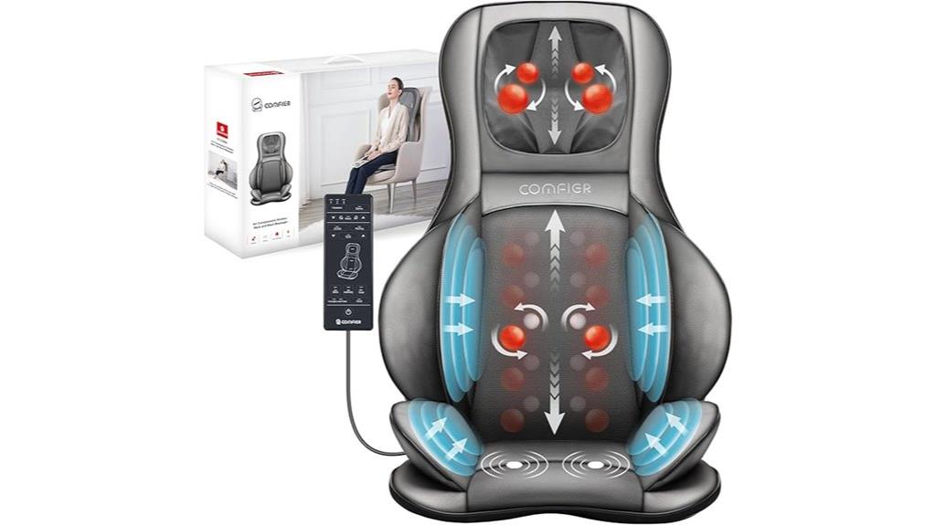 heated shiatsu massage pad