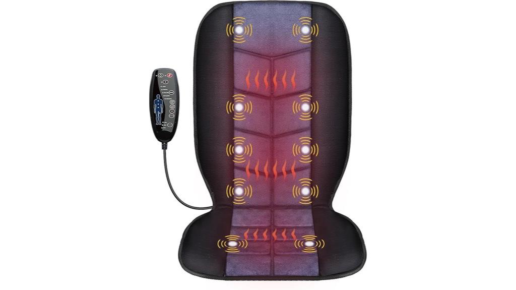 heated vibration massage pad