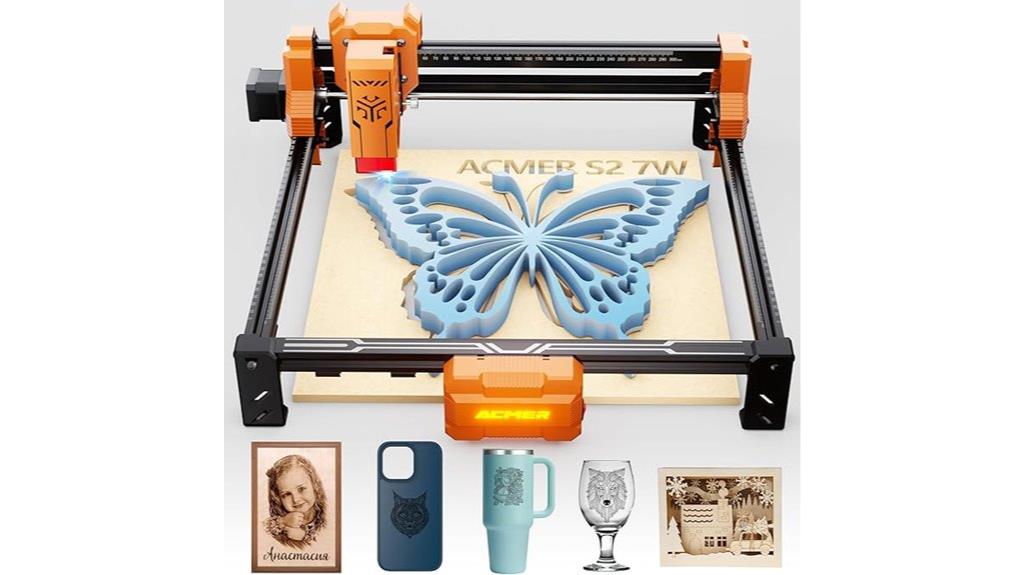 high power 7000mw laser engraver