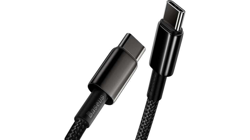 high speed 100w usb c cable