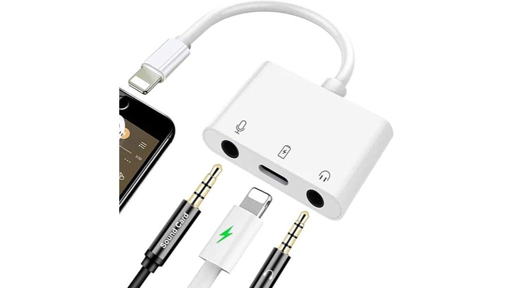 iphone microphone headphone adapter